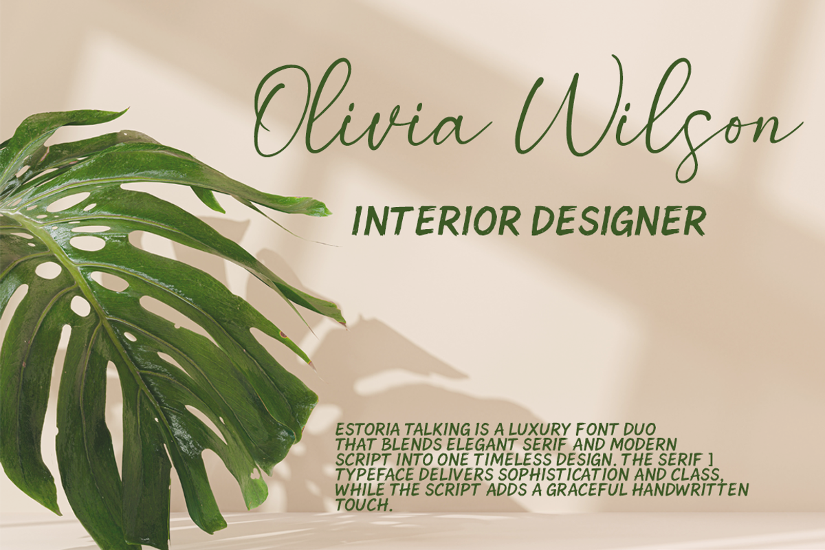 Estoria talking font duo, a Handwritten Font by cocodesign (Photo 7 of 7)