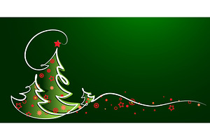 Merry Christmas decoration. Wavy, a Person Illustration by Valenty