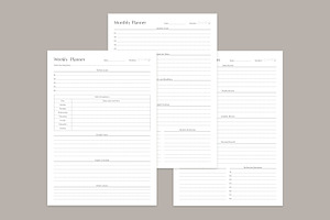 Generic Planning Pages Set V-03