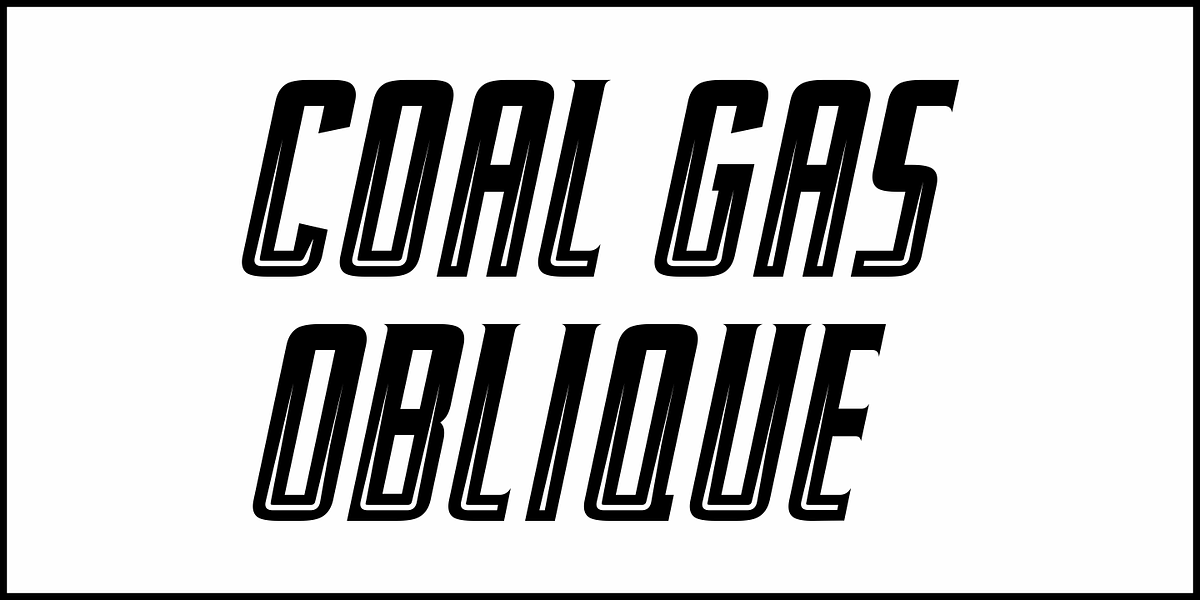 Coal Gas JNL, a Sans Serif Font by Jeff Levine Fonts (Photo 4 of 5)