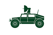 Armored vehicle icon, a Solid Icon by Sumberpangan (Thumbnail 2 of 3)