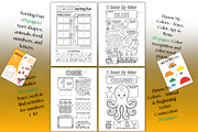 Preschool Learning Worksheets Bundle, a Decorative Illustration by Coco Bloom (Thumbnail 3 of 6)