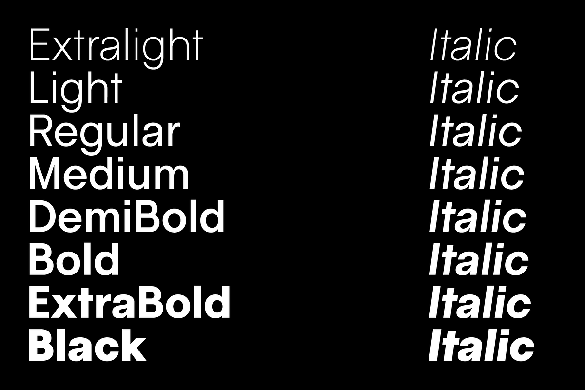 Binocular Sans Font Family, a Sans Serif Font by IRL by Outfit (Photo 3 of 26)