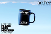 11oz Black Mug Mockup Bundle, a Cups & Container Mockup by Banana Mockups (Thumbnail 1 of 6)