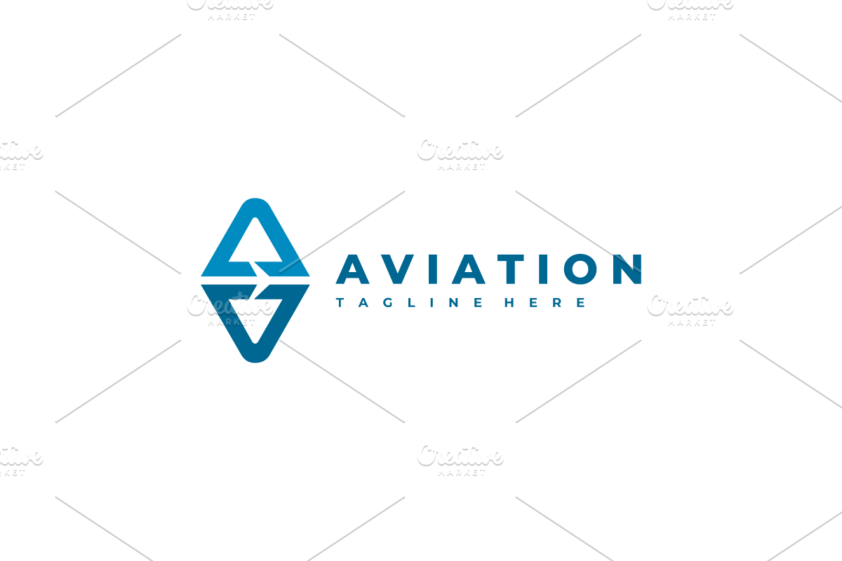Aviation Letter A and V Logo Design, a Branding & Logo Template by yopie (Photo 1 of 5)