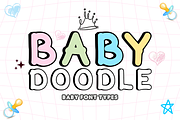 Baby Doodle – Cute & Playful Font, a Font by KiddoGlyphs Studio (Thumbnail 1 of 5)