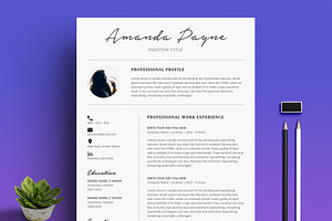 Minimal Resume/CV Template Bonus