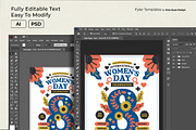 International Women's Day Flyer, a Flyer Template by Hole Hope Design (Thumbnail 4 of 5)