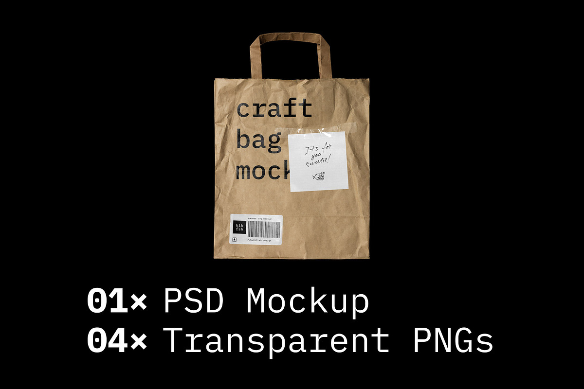 Craft Bag Mockup, a Books & Magazine Mockup by BULBFISH (Photo 7 of 7)