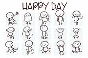 Happy Day| Symbols Fonts, a Symbol Font by Sirinart (Thumbnail 3 of 6)