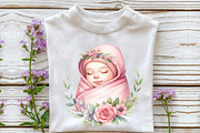 Pink Baby Girl Nursery Clipart, an Illustration by Rose Art (Thumbnail 5 of 9)