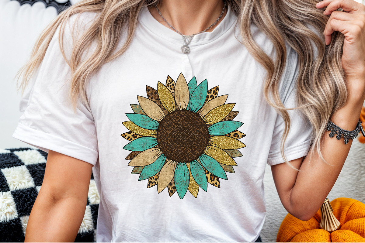 Sunflower Western PNG, an Illustration by Sublimation Artist (Photo 9 of 9)