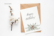 Watercolor deer set, an Animal Illustration by OrangePeafowlArt (Thumbnail 10 of 12)