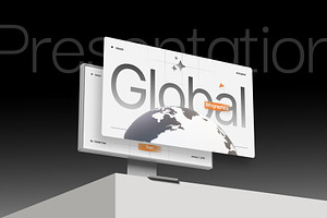 Animated Global Infographic PPT, a Presentation Template by fakhroo