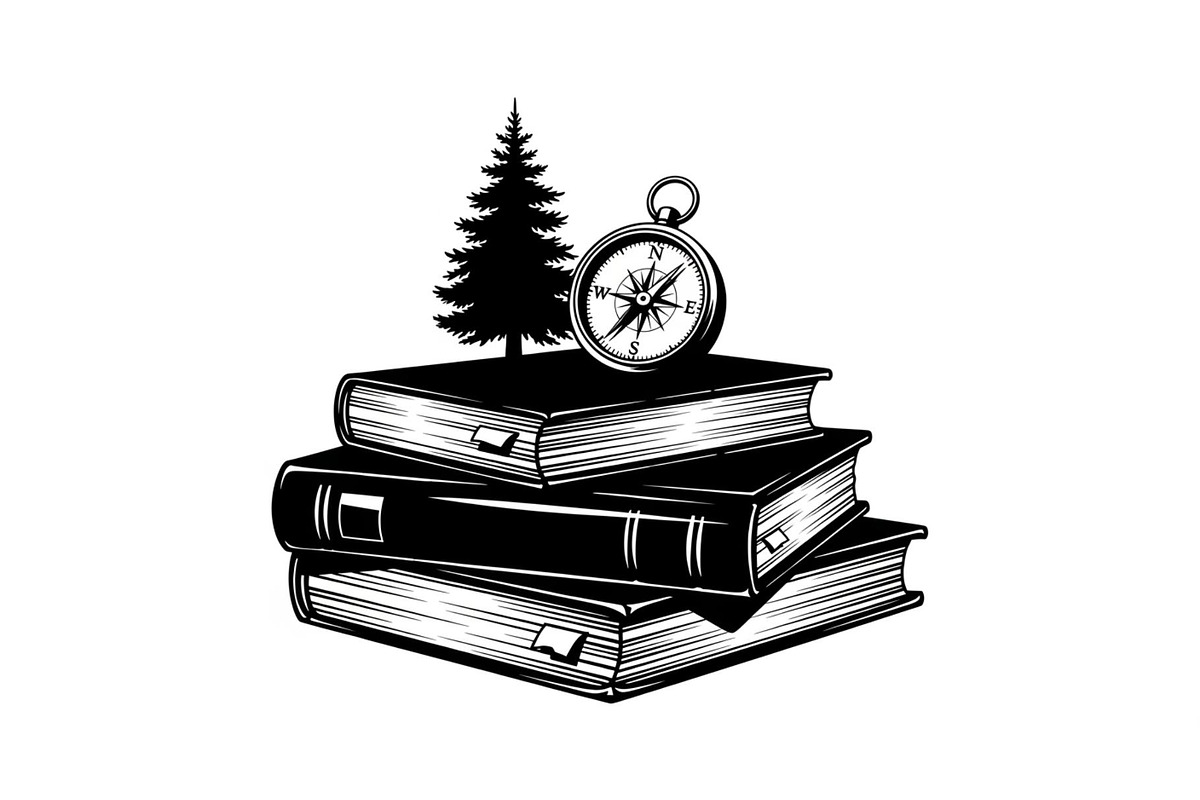 Vintage Book Stack Adventure Bundle, an Illustration by Designs_River (Photo 20 of 31)