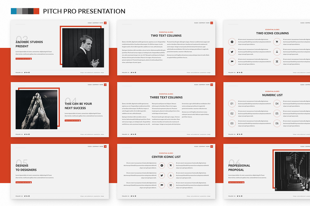 Pitch Pro | Powerpoint Template, a Presentation Template by Zacomic Studios (Photo 4 of 26)