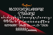 Bastian, a Script Font by Akifatype. (Thumbnail 7 of 7)