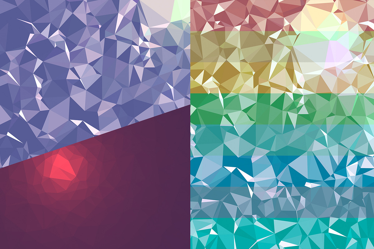 150 Geometric Triangle Backgrounds, a Pattern Graphic by Pixnugget (Photo 8 of 10)