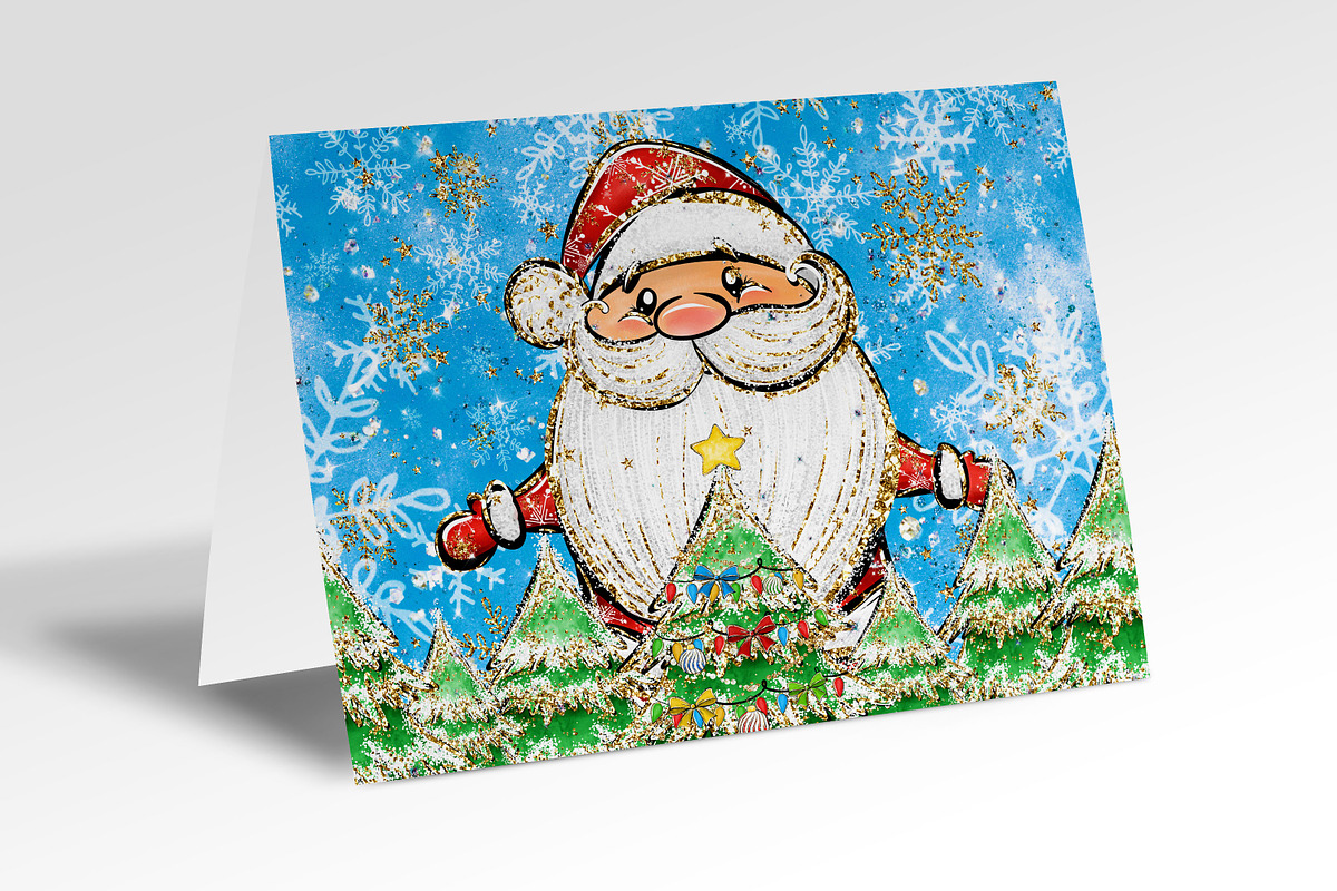 Ho-Ho-Ho christmas seamless patterns, a Pattern Graphic by JuliaStarArt-FantasyHome (Photo 9 of 12)