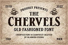 Chervels an old Fashioned Font