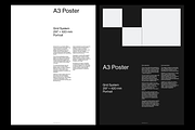 A3 Poster Grid System for InDesign, a Poster Template by Stephen Kelman (Thumbnail 2 of 6)