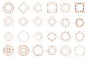 64 Geometric Abstract Frames, a Graphic by Graphicsfuel (Thumbnail 2 of 8)