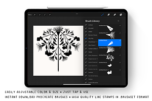 Procreate Brush Stamps - Lilly Pilly