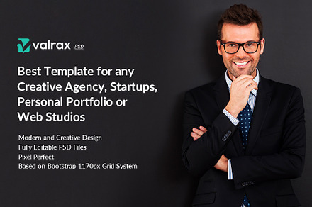 Valrax PSD Template
