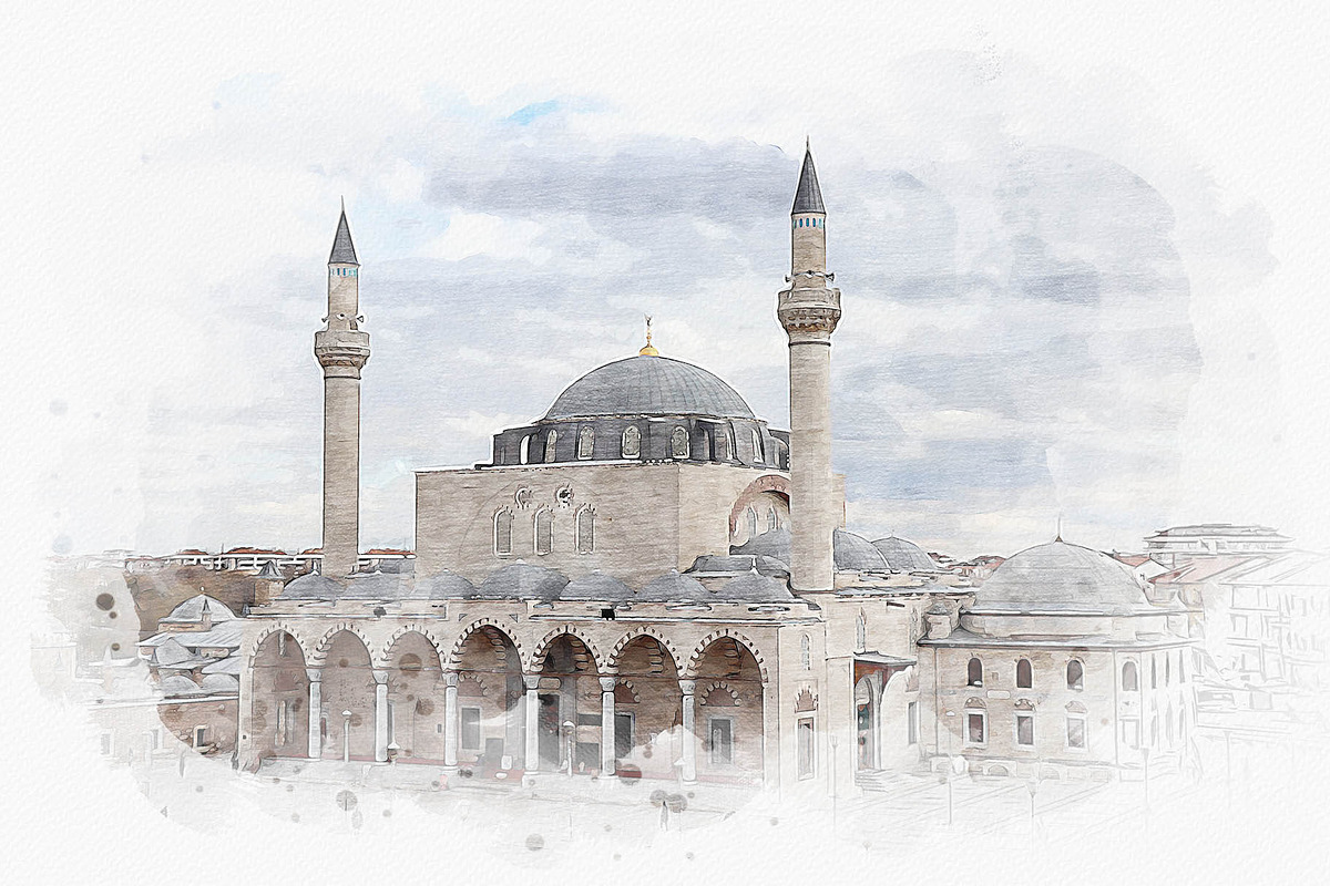 Canvas Watercolor Paint Art Effect, an Action Add-On by MRI STUDIO (Photo 9 of 16)