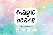 Magic Beans Quirky Handwriting Font, a Handwritten Font by Kaya Fonts (Thumbnail 1 of 25)