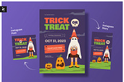Trick or Treat Flyer, a Flyer Template by Neermana (Thumbnail 1 of 4)