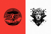 144 Dithering Bitmap Vector Shapes, an Object Graphic by pixelbuddha.net (Thumbnail 13 of 17)