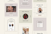Simplí Instagram Pack, a Social Media Template by Vynetta (Thumbnail 3 of 12)