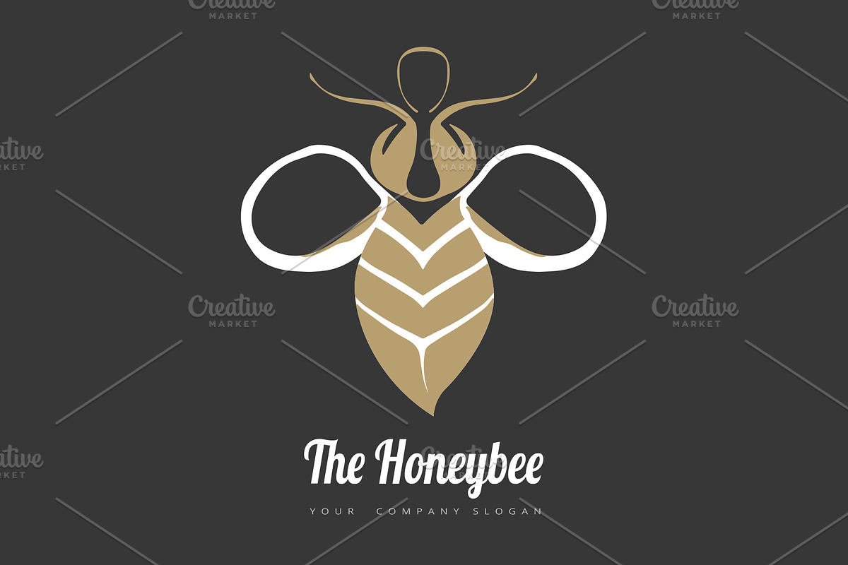Honeybee Logotype, a Branding & Logo Template by optimism (Photo 2 of 2)