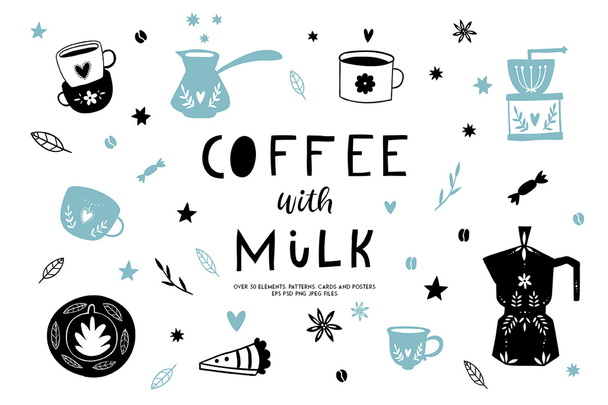 Coffee with Milk, a Decorative Illustration by Artnis (Photo 1 of 8)