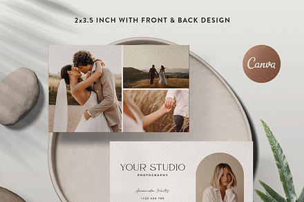 Photography Business Card BC011, a Business Card Template by Bellenity Design