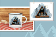 Cabin life. Set of illustrations, an Illustration by lokfrid (Thumbnail 5 of 6)