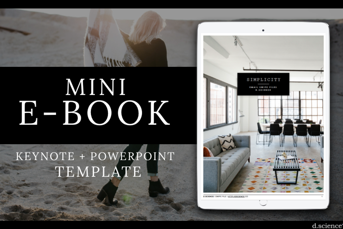 MINI EBOOK TEMPLATE | SIMPLICITY #5, a Magazine Template by Template Monkey @dscience (Photo 1 of 10)
