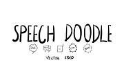 Speech Hand Drawn Doodle pack, an Illustration by TKDoodle (Thumbnail 1 of 4)