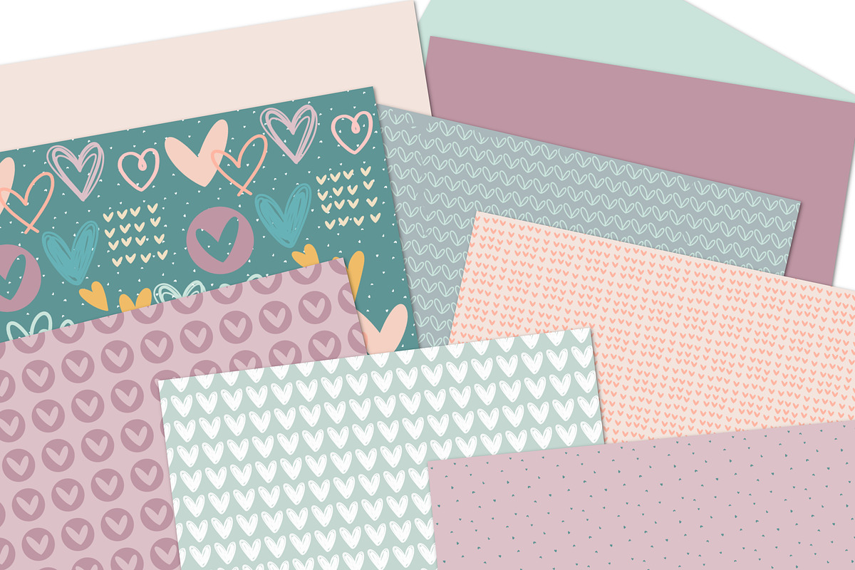 Hearts Galore | 57 Hand Drawn Hearts preview 3