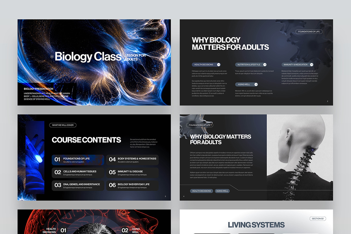 Biology Class Presentation Template, a Presentation Template by BrandPacks (Photo 7 of 7)
