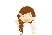 Wedding characters in cartoon style, a Person Illustration by asantosg (Thumbnail 9 of 25)