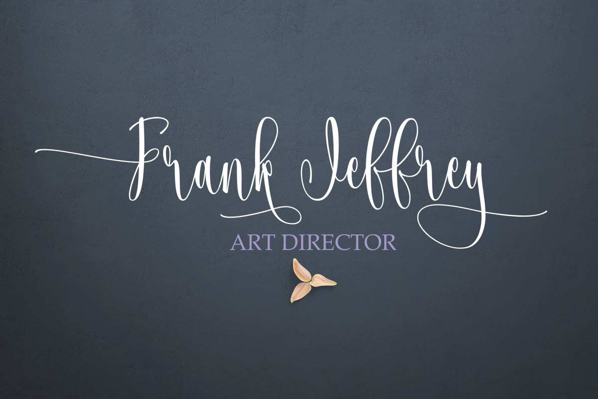 Josephira Fancy Script Font preview 8