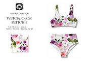 Watercolor Floral Pattern, a Pattern Graphic by PROTEA Watercolor Studio (Thumbnail 4 of 8)