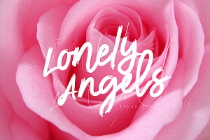 Lonely Angels Brush Font
