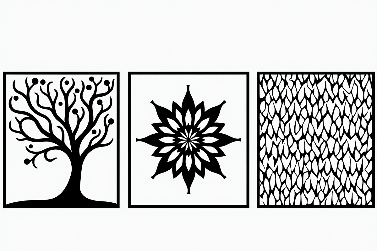 Decorative Tree Floral Nature Tile, a Decorative Illustration by Artivon (Photo 19 of 23)
