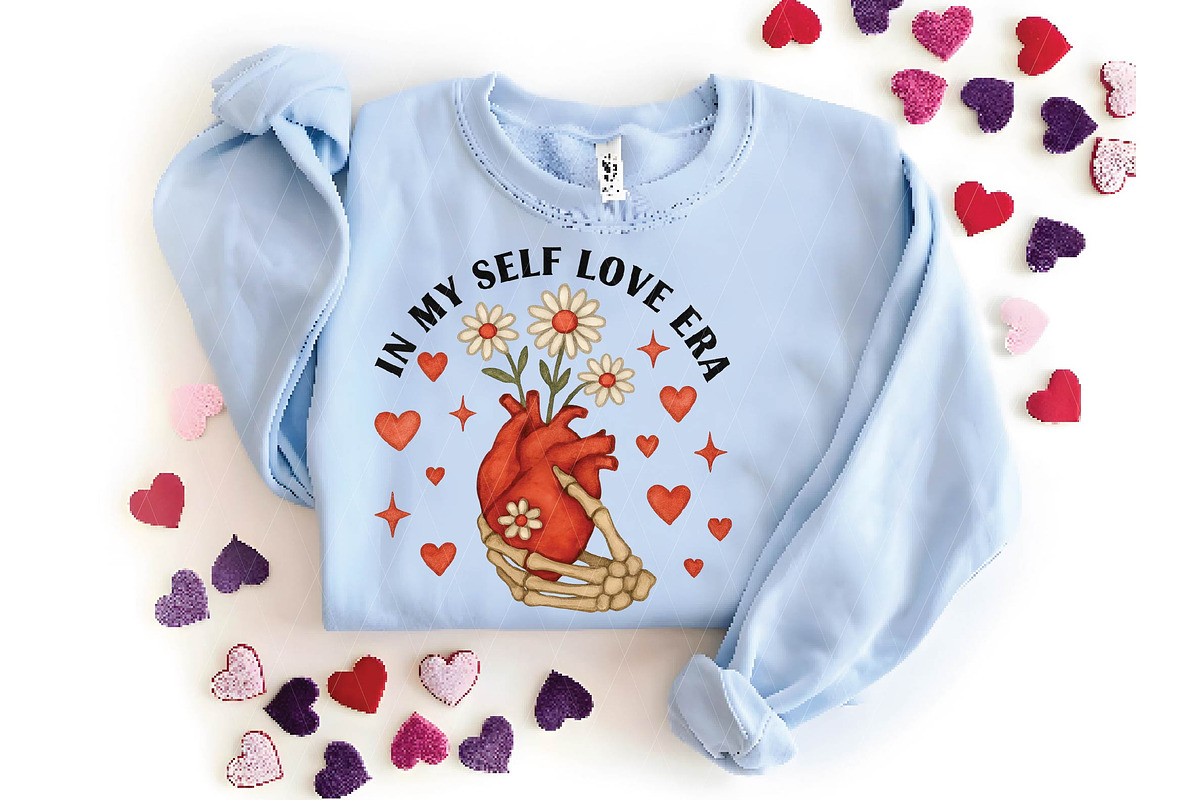 Self Love Era png, Retro valentines, an Illustration by DreamPrint404 (Photo 4 of 8)