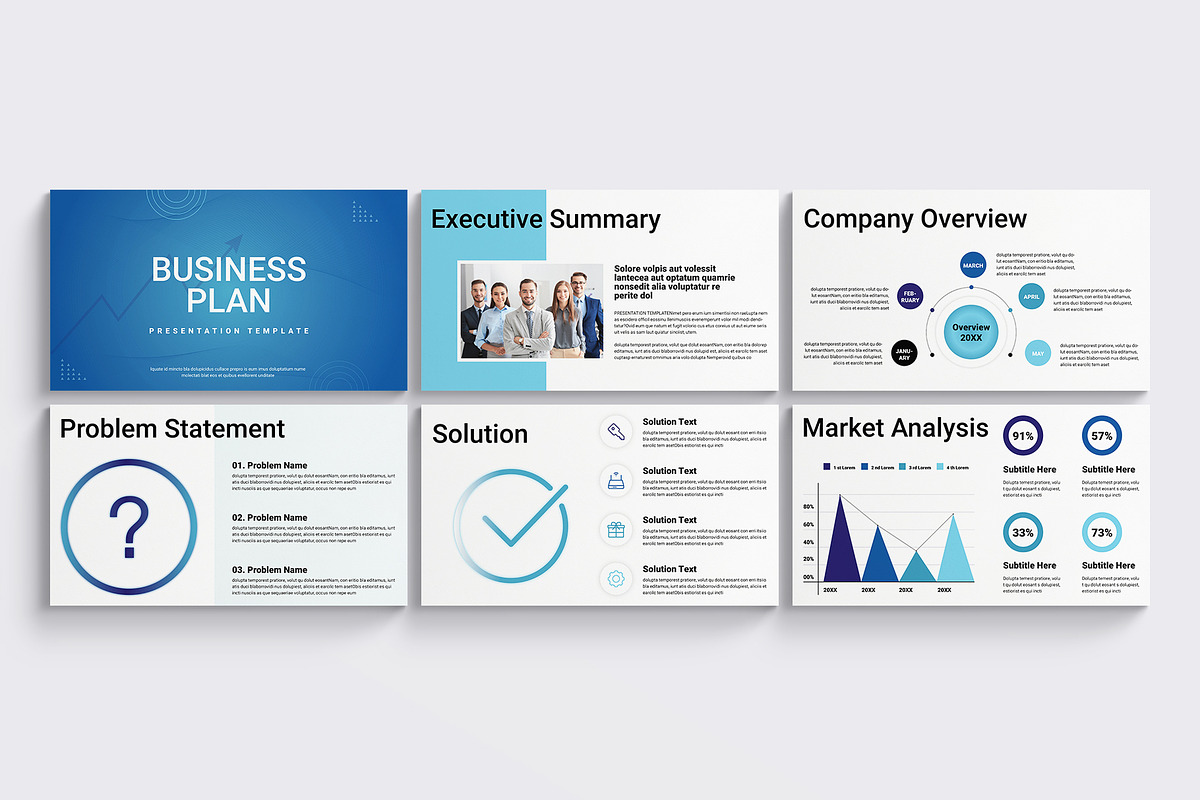Business Plan Presentation Template, a Presentation Template by E-Type (Photo 2 of 3)