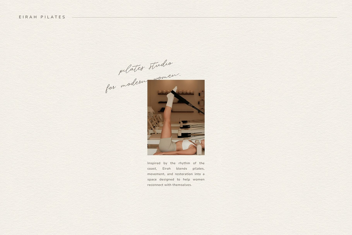 Pilates Logo & Brand Kit, a Branding & Logo Template by Ederra Design (Photo 3 of 17)