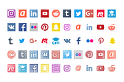 Handmade Social Media Icons, an Icon by Linseed Studio (Thumbnail 3 of 4)